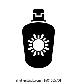Sunscreen icon isolated sign symbol vector illustration - high quality black style vector icons
