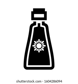 Sunscreen icon isolated sign symbol vector illustration - high quality black style vector icons
