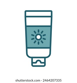 sunscreen icon vector design template simple and clean