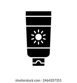 sunscreen icon vector design template simple and clean