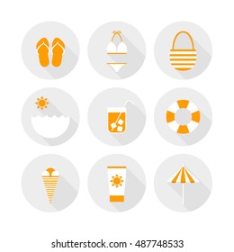 sunscreen icon. vector illustration