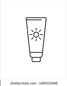 sunscreen line icon,vector best line icon.