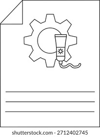Ilustração do vetor do ícone da garrafa da loção do protetor solar