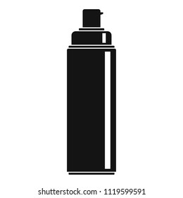 Sunscreen lotion icon. Simple illustration of sunscreen lotion vector icon for web design isolated on white background