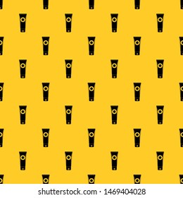 Sunscreen pattern seamless vector repeat geometric yellow for any design