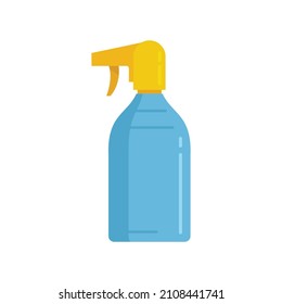 Sunscreen spray icon. Flat illustration of sunscreen spray vector icon isolated on white background