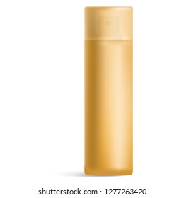 Sunscreen spray icon. Realistic illustration of sunscreen spray vector icon for web design