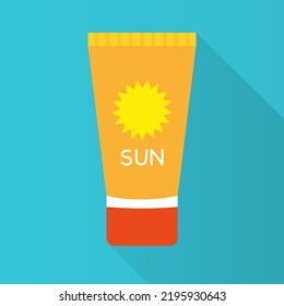 Sunscreen Tanning Skin Vector Illustration Stock Vector (Royalty Free ...