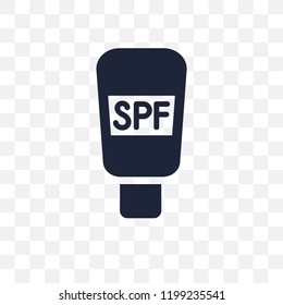 Sunscreen transparent icon. Sunscreen symbol design from Summer collection. Simple element vector illustration on transparent background.