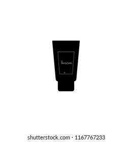 Sunscreen tube icon