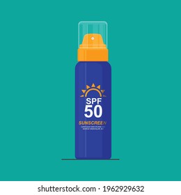 Sunscreen uv protection icon isolated on background vector illustration.