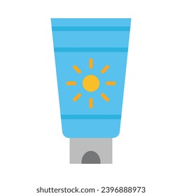 Sunscreen Vector Flat Icon For Personal And Commercial Use.
