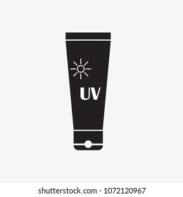 sunscreen vector icon