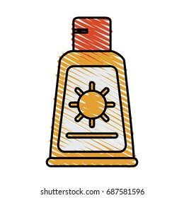 sunscreen vector illustration