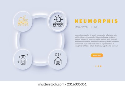 Sunscreen Vector Illustration. A vibrant and eye-catching vector illustration featuring a bottle or tube of sunblock or sunscreen.