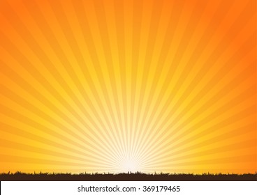 Sunset background.
