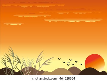 sunset background