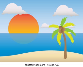 sunset beach