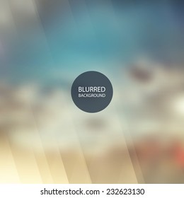 Sunset - Blurred Image Background