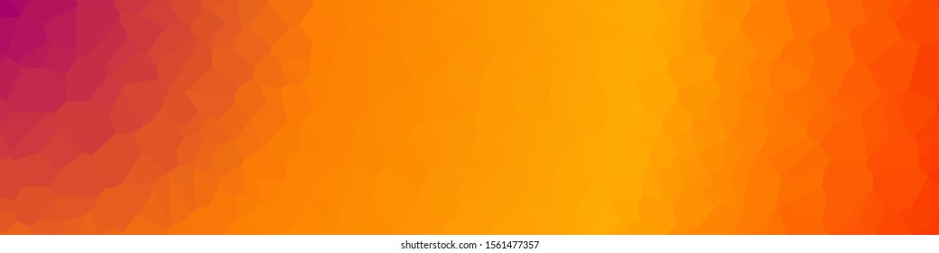 Sunset color Abstract trianglify Generative Art background illustration