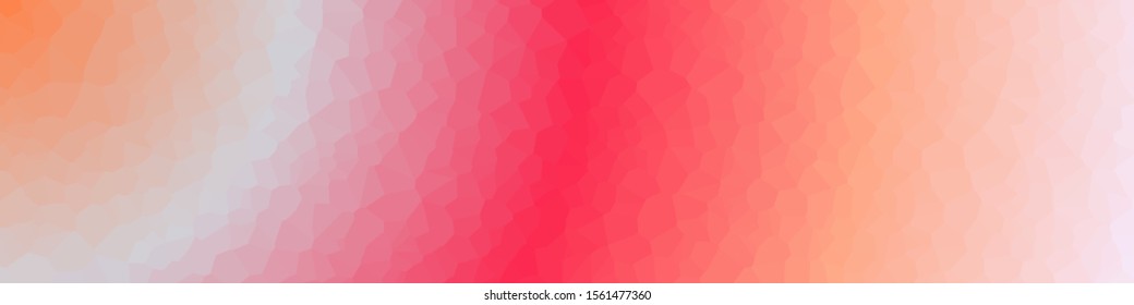 Sunset color Abstract trianglify Generative Art background illustration