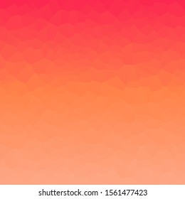 Sunset color Abstract trianglify Generative Art background illustration
