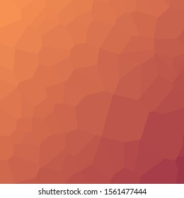 Sunset color Abstract trianglify Generative Art background illustration