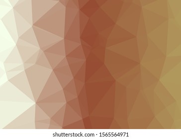 Sunset Color Abstract trianglify Generative Art background illustration