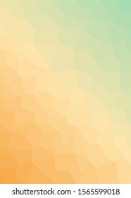 Sunset Color Abstract trianglify Generative Art background illustration