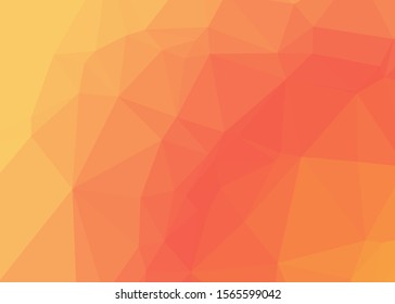 Sunset Color Abstract trianglify Generative Art background illustration