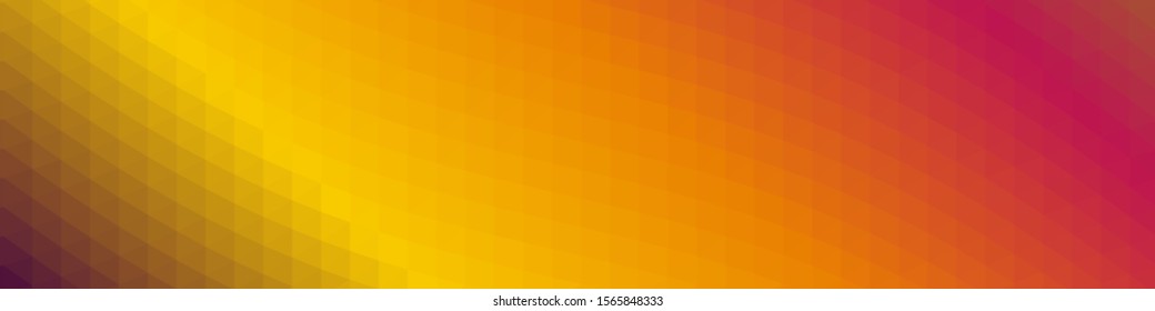 Sunset Color Abstract trianglify Generative Art background illustration