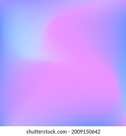 Sunset Color Curve Blurred Liquid Gradient Background. Violet Pastel Lavender Fluid Wavy Smooth Surface. Cold Sunrise Indigo Blue Water Wallpaper. Pink Sky Light Dynamic Calm Swirl Gradient Mesh.