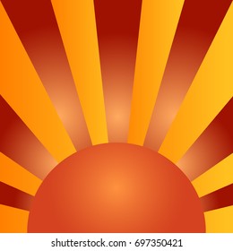 Sunset concept in japan style for background. 