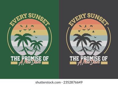 Sunset Custom T-Shirt Design for You