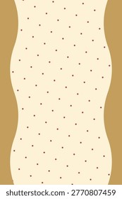 Sunset desert afterglow background wave edge border, diamond medallion, diamond texture vanilla sky, khaki gold, burnt sienna, deep ruby
