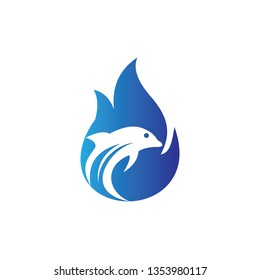 sunset dolphin logo