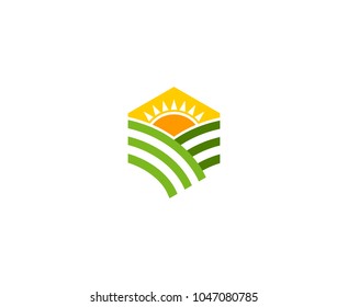 Sunset farm logo