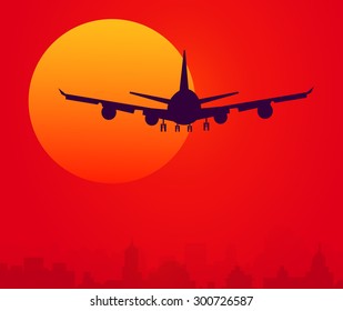 Sunset & Flight