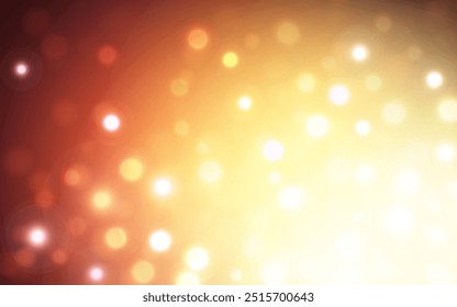 Sunset Glow de Bokeh. Radiância quente em foco suave, decoração de fundos