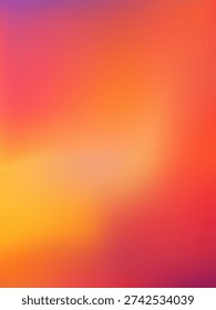 Sunset gradation background with smooth yellow and orange gradient creating soft abstract sky color harmony. This sunset gradation glows warmly and gently.