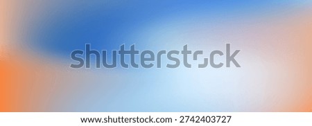 Sunset gradation with warm and soft blue orange color.