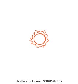 sunset hand drawn element vector collection