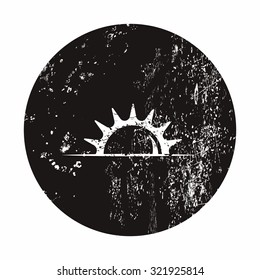 Sunset icon. 