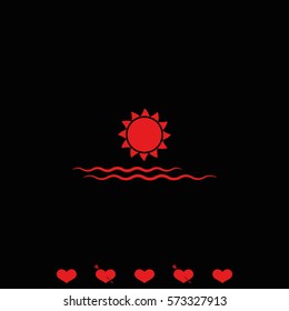 Sunset icon.
