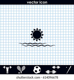 Sunset icon.
