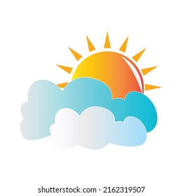Sunset icon design vector illustration template