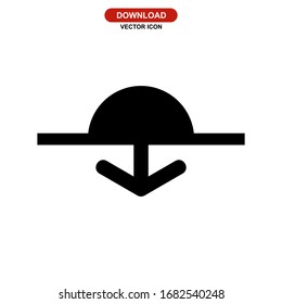 sunset icon or logo isolated sign symbol vector illustration - high quality black style vector icons
