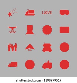 sunset icon set. vector set about love, sun, peace and boat icon icons set.