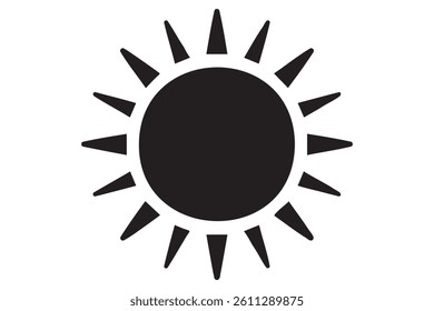 Sunset icon silhouette vector illustration
