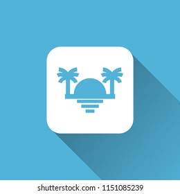 sunset icon. sunrise symbol